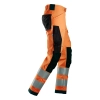 Spodnie robocze odblaskowe stretch, EN ISO 20471 kl. 2 Snickers High-Vis 6343 – prawy bok