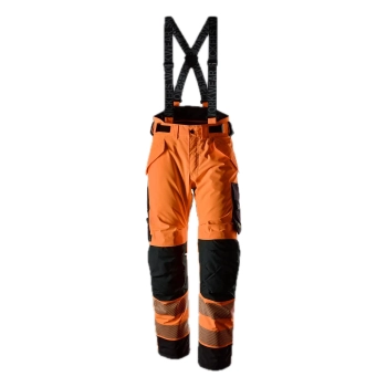 Spodnie robocze odblaskowe stretch, ocieplane, EN ISO 20471 kl. 2 Snickers High-Vis 6632