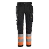 Spodnie robocze odblaskowe stretch z workami kieszeniowymi, EN ISO 20471 kl. 1 Snickers High-Vis 6234