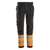 Spodnie robocze odblaskowe z 4-kierunkowego stretchu, z workami kieszeniowymi, EN ISO 20471 kl. 1 Snickers High-Vis 6231