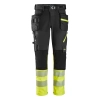 Spodnie robocze odblaskowe z odpinanymi workami kieszeniowymi, EN ISO 20471 kl. 1 Snickers High-Vis 6935