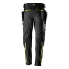 Spodnie robocze softshell stretch z odpinanymi workami kieszeniowymi Snickers FlexiWork 6940 – tył
