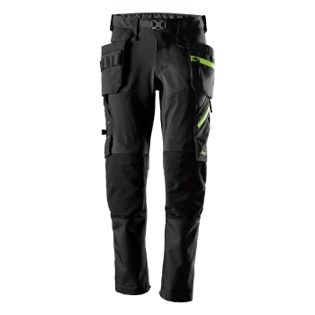 Spodnie robocze softshell stretch z odpinanymi workami kieszeniowymi Snickers FlexiWork 6940