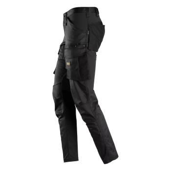 Spodnie robocze stretch bez kieszeni nakolannikowych Snickers AllroundWork 6803 – lewy bok