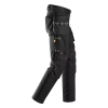 Spodnie robocze stretch z nakolannikami Capsulized™ i workami kieszeniowymi Snickers AllroundWork 6590 – prawy bok