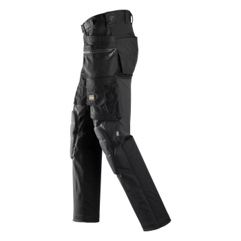 Spodnie robocze stretch z nakolannikami Capsulized™ i workami kieszeniowymi Snickers AllroundWork 6590 – lewy bok