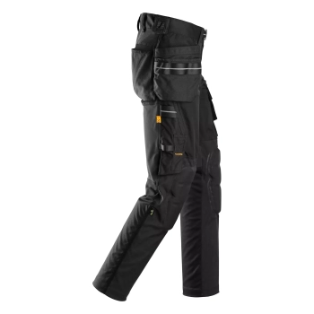 Spodnie robocze stretch z nakolannikami Capsulized™ i workami kieszeniowymi Snickers AllroundWork 6590 – prawy bok