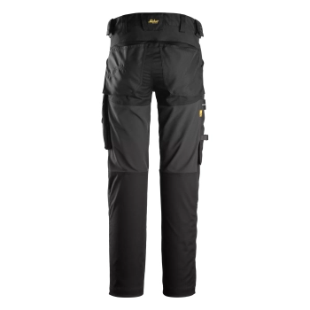 Spodnie robocze stretch z nakolannikami Capsulized™ Snickers AllroundWork 6593 – tył
