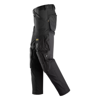 Spodnie robocze stretch z nakolannikami Capsulized™ Snickers AllroundWork 6593 – lewy bok