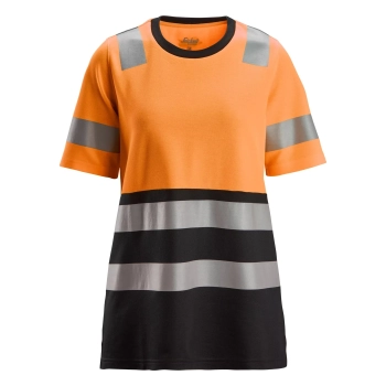 T-shirt roboczy damski odblaskowy, EN ISO 20471 kl. 1/2 Snickers High-Vis 2573