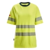 T-shirt roboczy damski trudnopalny odblaskowy, EN ISO 20471 kl. 2 Snickers ProtecWork 2567