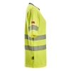 T-shirt roboczy damski trudnopalny odblaskowy, EN ISO 20471 kl. 2 Snickers ProtecWork 2567 – prawy bok