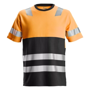 T-shirt roboczy odblaskowy, EN ISO 20471 kl. 1 Snickers High-Vis 2534