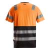 T-shirt roboczy odblaskowy, EN ISO 20471 kl. 1 Snickers High-Vis 2535 – tył