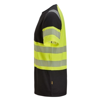 T-shirt roboczy odblaskowy, EN ISO 20471 kl. 1 Snickers High-Vis 2538 – lewy bok