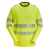 T-shirt roboczy odblaskowy z długim rękawem, EN ISO 20471 kl. 2/3 Snickers High-Vis 2431