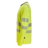 T-shirt roboczy odblaskowy z długim rękawem, EN ISO 20471 kl. 2/3 Snickers High-Vis 2431 – lewy bok