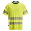 T-shirt roboczy trudnopalny odblaskowy, EN ISO 20471 kl. 2/3 Snickers ProtecWork 2562