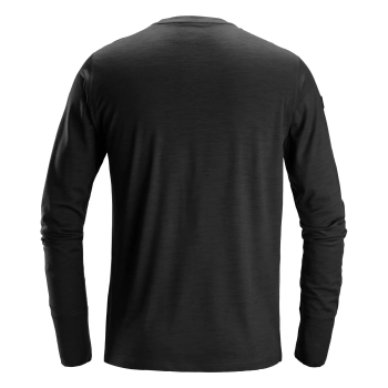 T-shirt roboczy wełniany z długim rękawem Snickers 2451 – tył