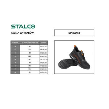 Półbuty robocze DIABLO SB Stalco – ujęcie 4