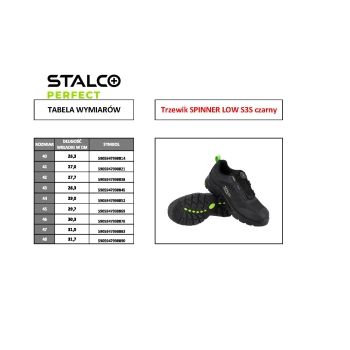 Półbuty robocze SPINNER LOW S3S Stalco Perfect – ujęcie 3
