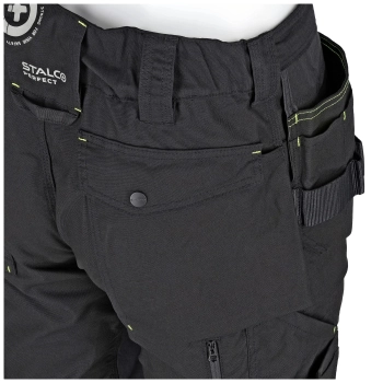 Spodnie robocze CANVAS Stalco Perfect – ujęcie 7
