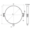 Walraven HD300 (M10, M12, M16) – rysunek wymiarowy