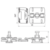 Walraven starQuick Uniwersalny adapter montażowy RS/RR – rysunek wymiarowy