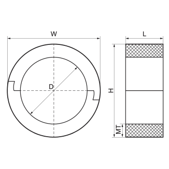 Walraven BISOFIX PIR50 – rysunek wymiarowy