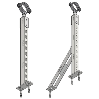 Walraven RapidStrut Adapter dla obejm HD BUP – przykład zastosowania