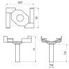 Walraven Britclips ACO – rysunek wymiarowy