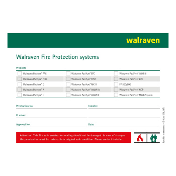 Walraven Pacifyre Tabliczka